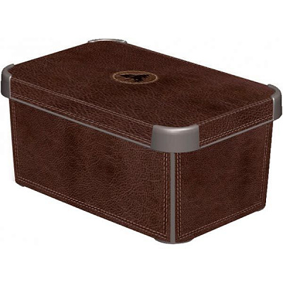 Контейнер із кришкою Curver Leather 135x195x295 мм