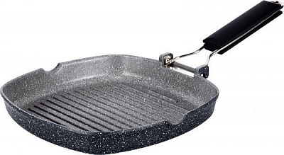 Сковорода-гриль Light Stone Аnthracite 24x24 см KN78024 Kohen