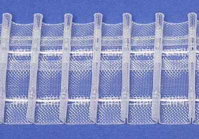 Тасьма Placido 41251/50 прозора рівномірна 1:2,5 2 ряди петель Bandex