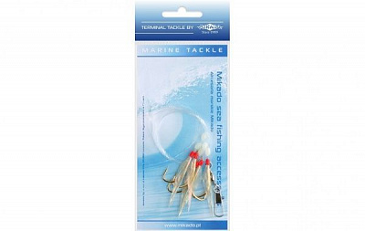 Самодур Mikado 10 г Sabiki Fish Skin Rig LS-A700-04 № 04 гачки №4