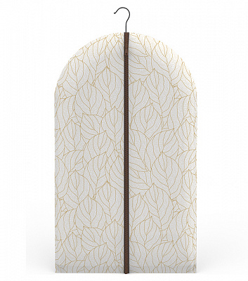 Чехол для одежды Vivendi 100x60 см бежевый с коричневым
