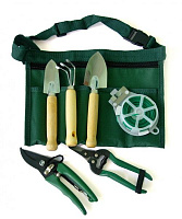 Инструмент садовый для комнатных растений в сумочке на поясном ремне 06-047