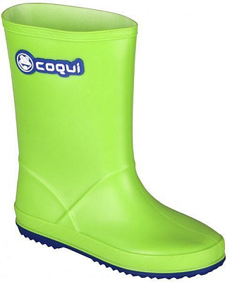 Чоботи Coqui 8506 Lime/Blue 102468 р. 34 зелений