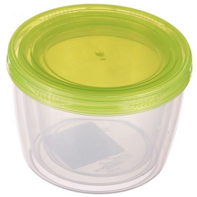 Контейнер пластиковая Ал-Пластик «Твист» 3в1 желтый 96x14x14 мм