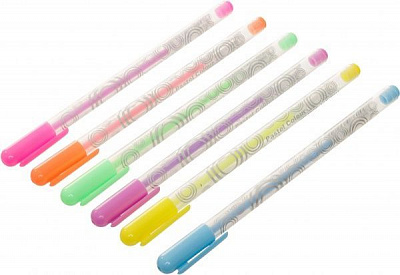 Набор ручек гелевых Centrum Pastel 6 шт. 86104 