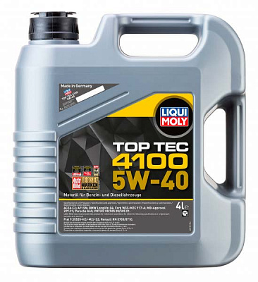 Моторне мастило Liqui Moly Top Tec 4100 5W-40 4 л (7547)
