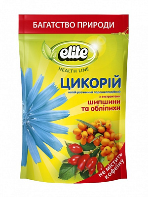 Цикорій розчинний Elite з шипшиною та обліпихою 100 г