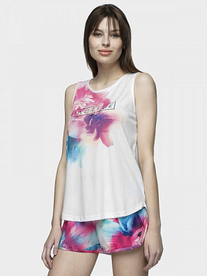 Майка 4F H4L21-TSD036-10S р.XS белый