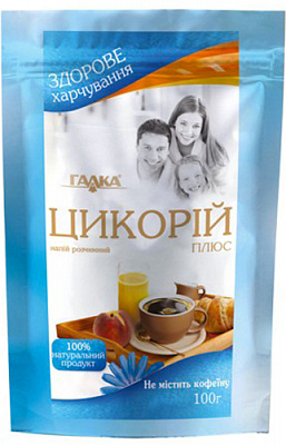 Розчинний напій ГАЛКА Цикорий Плюс 100 г