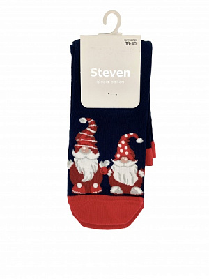 Шкарпетки жіночі Steven 136 р. 38-40 темно-синій