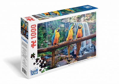 Пазл PUZZLEVILLE Сине-желтый Арараун 1000 элементов PZL1000_4