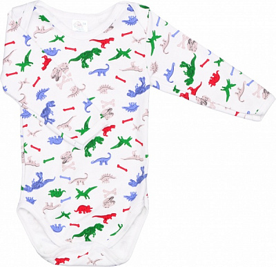 Боді для хлопчика Моя планета Динозаври Б305-1 р.68 різнокольоровий