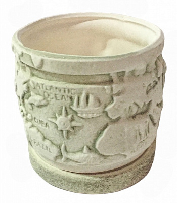 Горшок Глобус М 1 л серый 