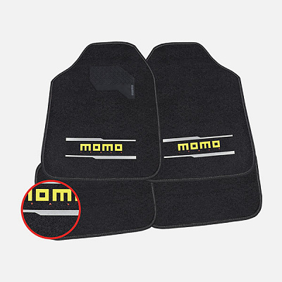 Набір килимків MOMO CM005BG текстиль з гумовими вставками 4 шт./уп. універсальні