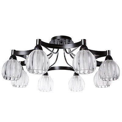 Люстра Altalusse INL-9246C-08 хром/венге