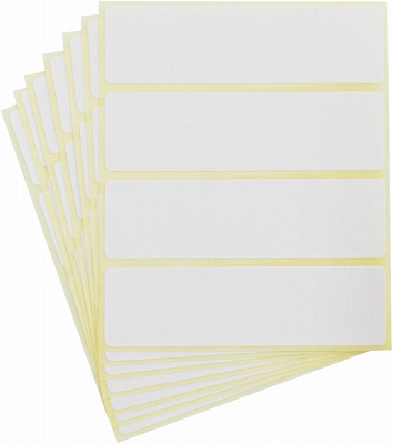 Этикетки UPM-Kymmene Crystal для бытового использования 28 шт. 89x25 мм. 