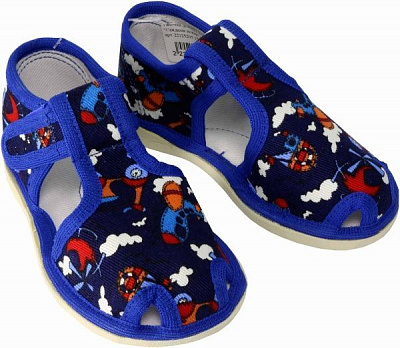 Тапочки для мальчиков Экотапок Сандалик новый темно-синие 1085 р.24