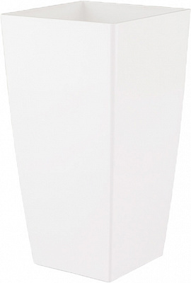 Горшок пластиковый Artevasi Pisa Pot квадратный 45л белый 