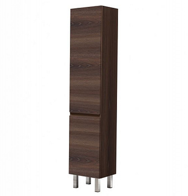 Пенал для ванной комнаты Мойдодыр ПАЛЕРМО-38к-U ясень коричневий