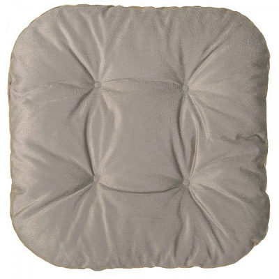 Подушка на стілець Безе 41х41х8 Flox 90 (світло-сірий)