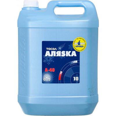 Антифриз Luxe Тосол Аляsка А-40 синий 10 л