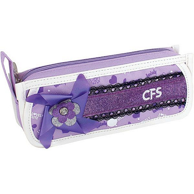 Пенал Ribbon CF85342 Cool For School фиолетовый