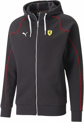 Джемпер Puma FERRARI RACE HOODED SWEAT JACKET 53816401 р. M черный