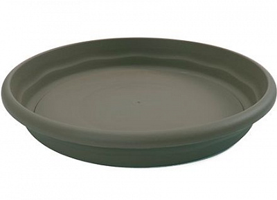 Піддон пластиковий Plastiken Terra Plato Redondas 7430 круглий сірий
