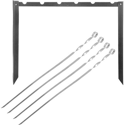 Набор EcoKraft с шампурами 4 шт.