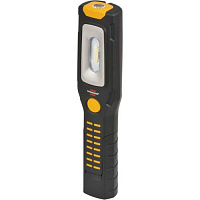 Світлодіодний ліхтарик Brennenstuhl 300 lm + 100 lm акумуляторний чорний із жовтим 