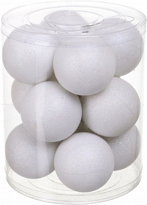 Набор елочных шаров Комплект № 86 d 80 мм 12 шт./уп.