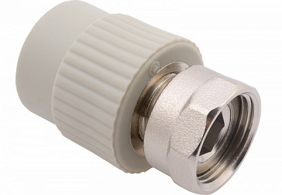 Переходник внутренняя AlcaPipe с накидной гайкой наружный PPR grn MP 20x3/4