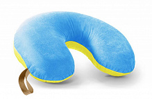 Подушка для путешествий Ideal Limited Edition 30х35х10 см желто-голубая Sonex
