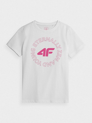Футболка 4F HJZ21-JTSD002A-10S р.146 білий