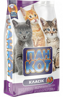 Корм сухой для котят Пан Кот Классик