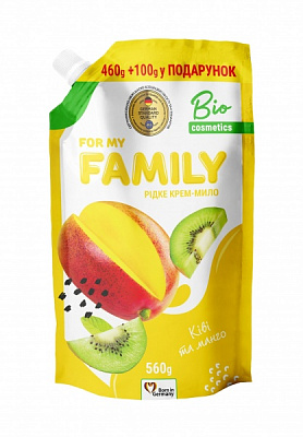 Мило рідке For my Family Ківі та манго 560 г 24 шт./уп.
