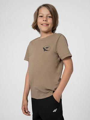 Футболка 4F 4FJSS23TTSHM321-83S р.140 бежевий
