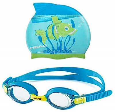 Набор для плавания Head METEOR CHARACTER 451020.BLLM р.one size синий