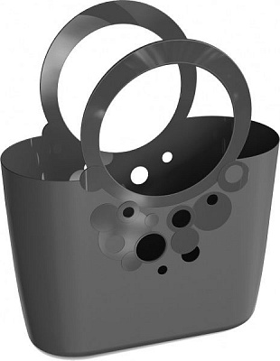 Корзина универсальная Prosperplast Lily 21 л графит 