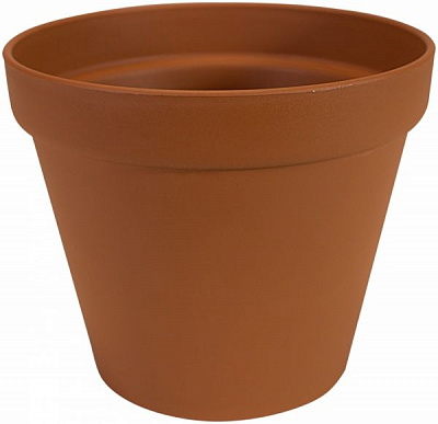 Горщик пластиковий Prosperplast Glinka круглий 4,2л теракот (10-18-094-00)