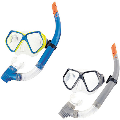 Набір BestWay: окуляри і трубка для пірнання дитячі 12+ років