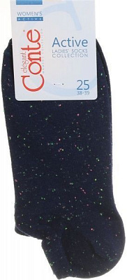 Носки Conte ACTIVE ультракороткие 16С-62СП 085 р. 25 темно-синий 1 шт. 