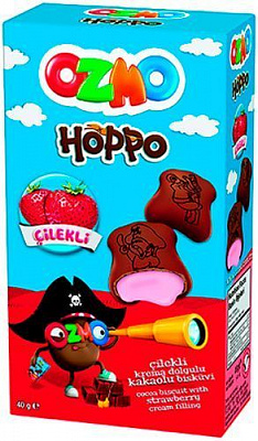 Печиво Ozmo з полуничним кремом 40 г