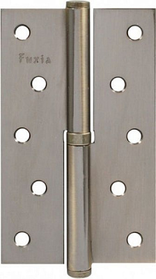 Петля дверна Fuxia 49635 125x31x2,5 мм латунь ліва 1 шт