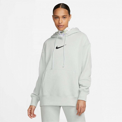 Джемпер Nike W NSW PHNX FLC OS PO HDY MS FD0892-034 р. XL бирюзовый
