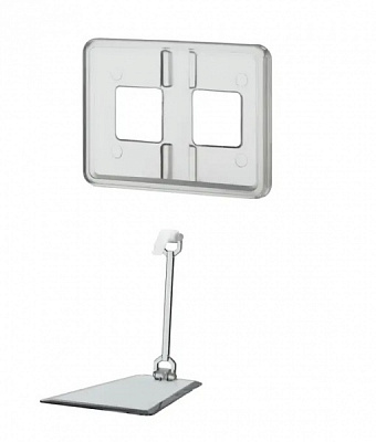 Комплект Klick держатель прозрачный 100 мм + рамка A8 