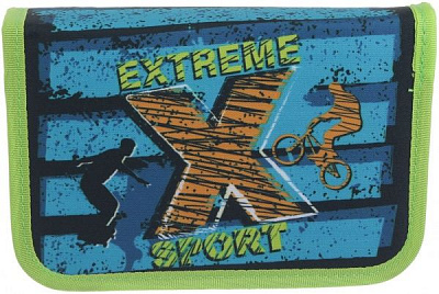 Пенал школьный Экстримальный спорт разноцветный