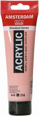 Фарба акрилова № 316 Венеціанський рожевий 120 мл Amsterdam Standart Royal Talens