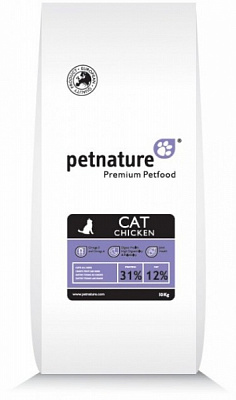 Корм сухий для дорослих котів PET NATURE Adult 10 кг