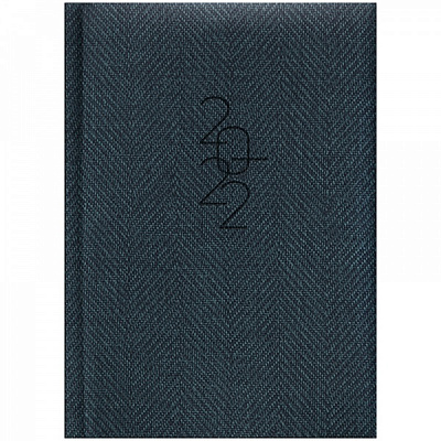 Щоденник датований кишеньковий сірий Brunnen Tweed A6 2022